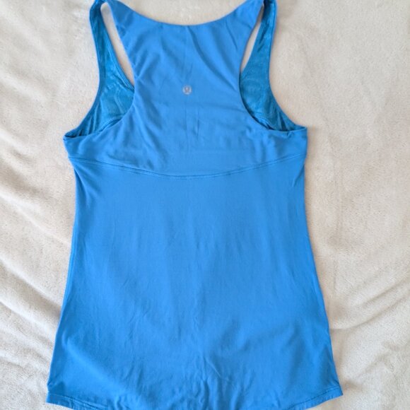 3/$30 Bright blue Lululemon tank - Picture 6 of 6